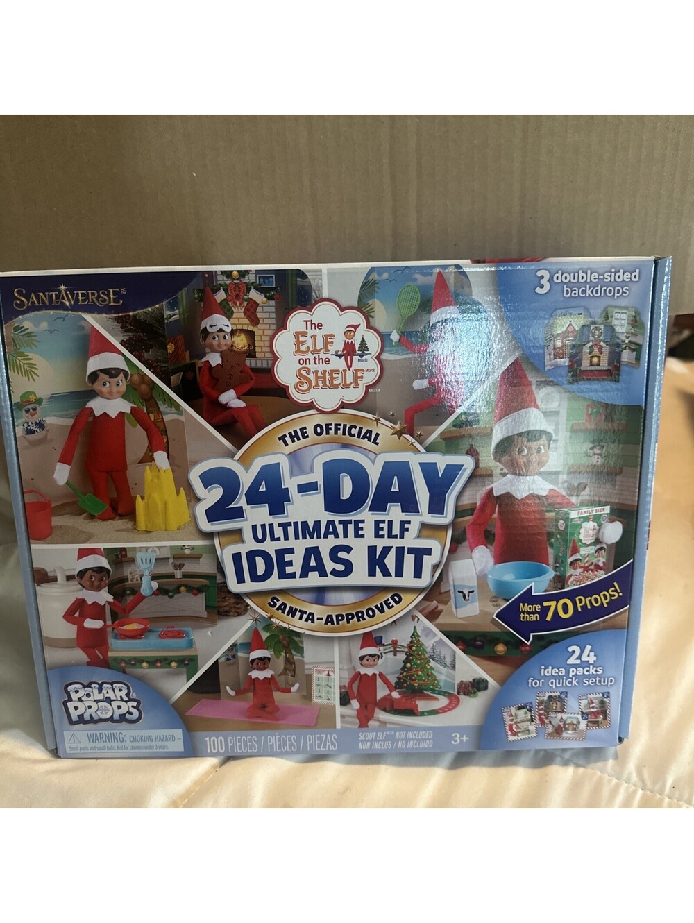 The Elf on the Shelf 24-Day Ultimate Kit Official Elf Accessories with 70+ Props